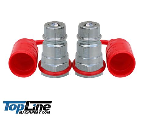 hydraulic adapters skid steer to ag|tractor hydraulic quick coupler.